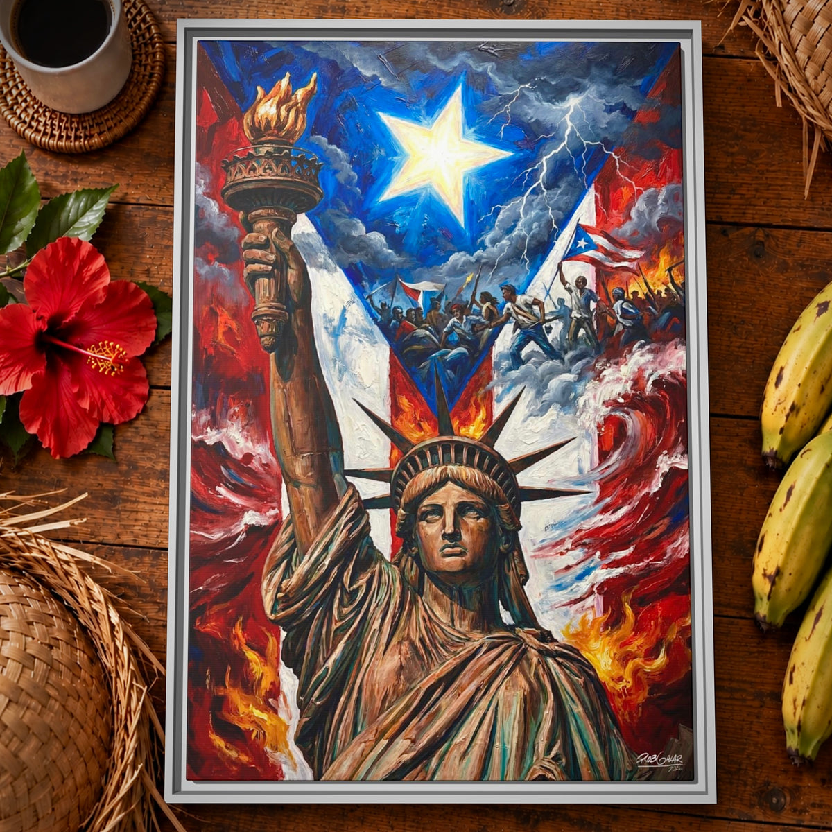 FREEDOM - LIMITED EDITION 0.6 - Framed Canvas Art