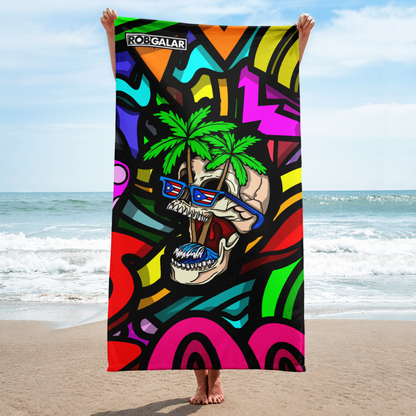 TROPI-SKELETON Beach Blanket/Towel