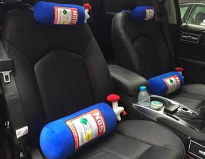 Almohada de felpa con botella de óxido nitroso NOS | GRAFFUEL