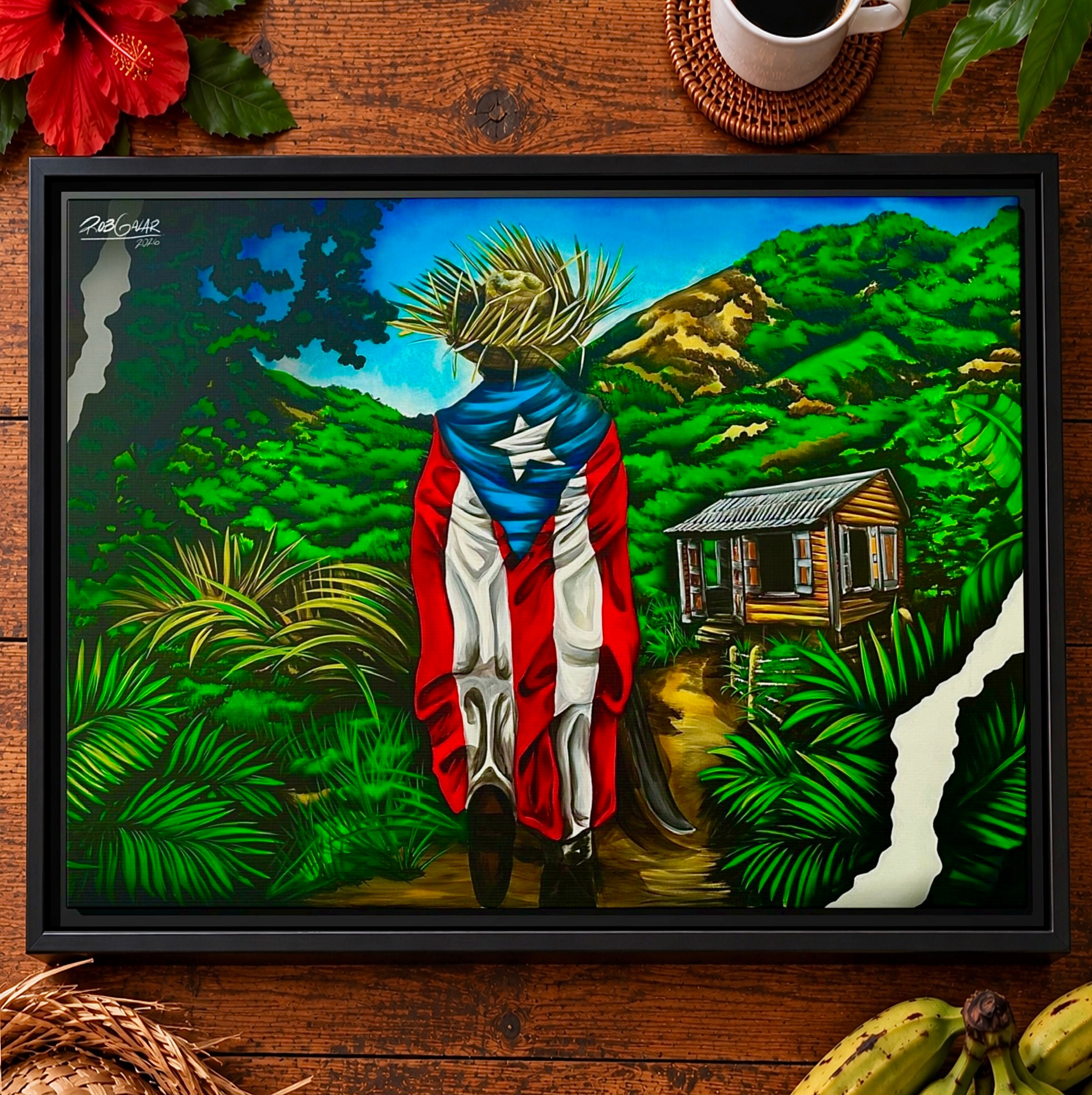 JIBARITO - Framed Canvas Art