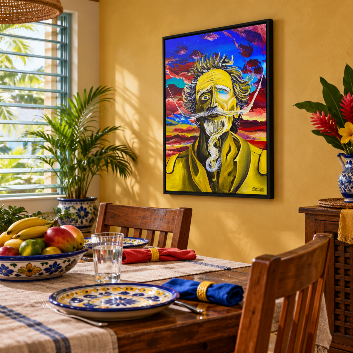 QUIJOTE - Framed Canvas Art
