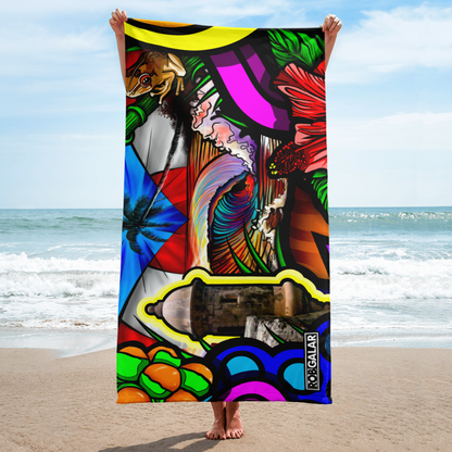 ATARDECER BORINCANO Beach Blanket/Towel