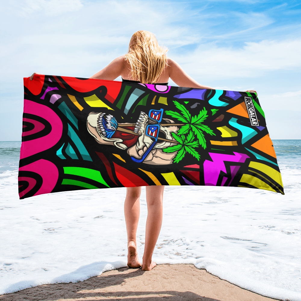 TROPI-SKELETON Beach Blanket/Towel