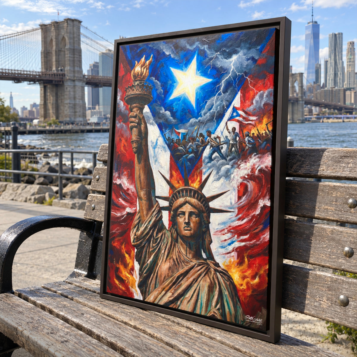 FREEDOM - LIMITED EDITION 0.6 - Framed Canvas Art