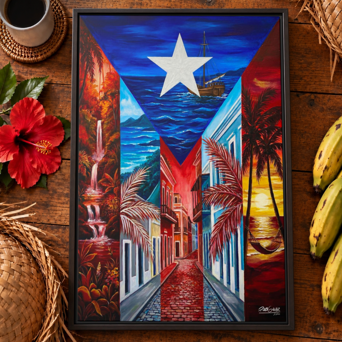 MY WAY TO HOME - LIMITED EDITION - Framed Canvas Art