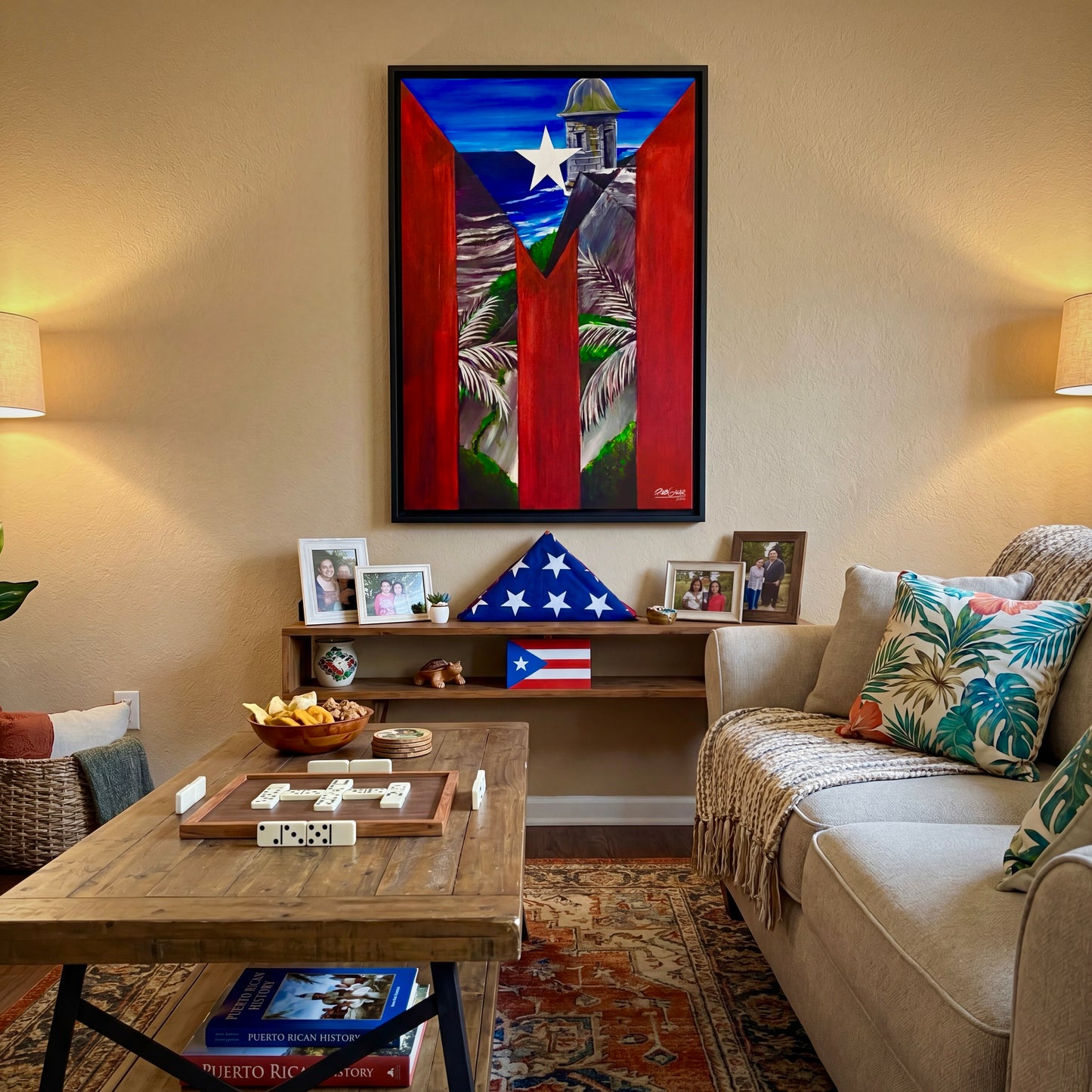 OBRA DE ARTE | Edición Limitada: "LA GARITA DEL MORRO" - Enmarcada con Canvas PREMIUM. ¡LISTA PARA TI!