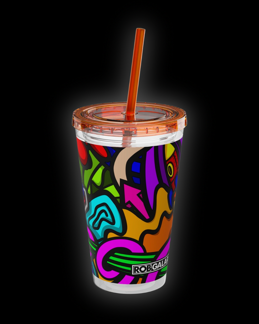 SPACE MATERIALS SUNSPLASH 2 Tumbler with Straw