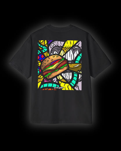 BITE MY BURGER Oversize Tee