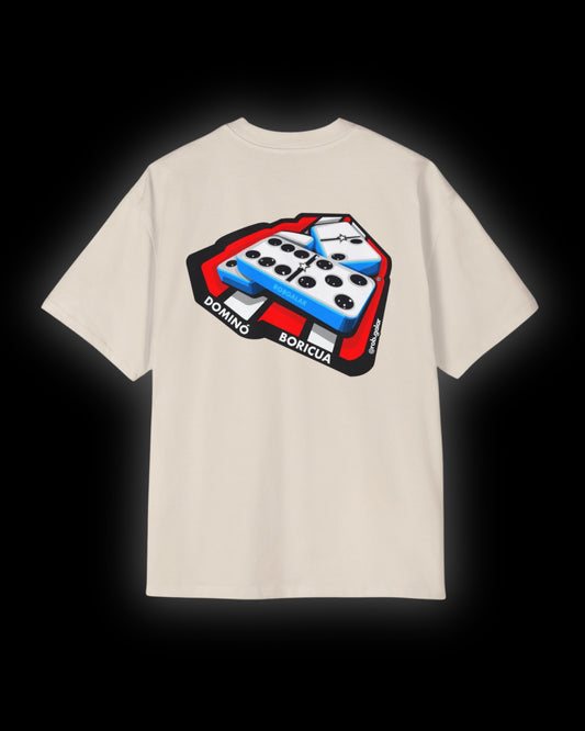 DOMINÓ BORICUA Oversize Tee