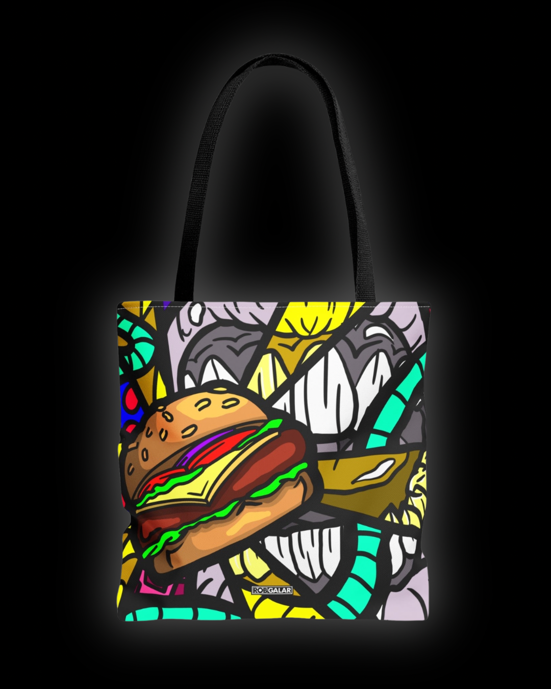 BITE MY BURGER Tote Bag