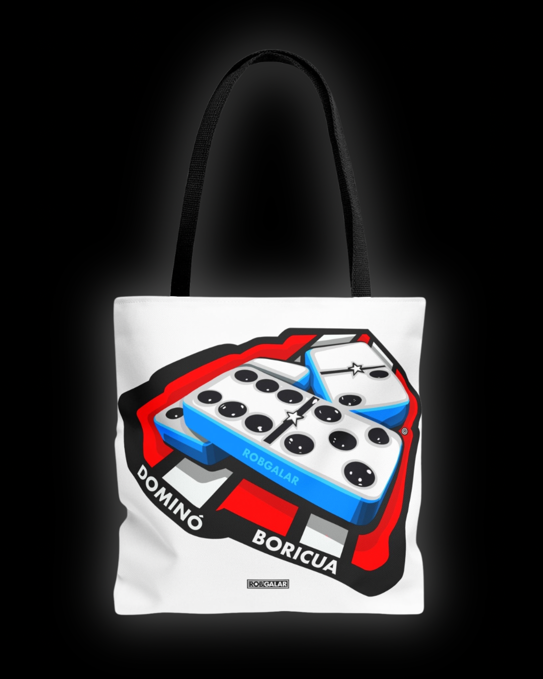 DOMINÓ BORICUA Tote Bag