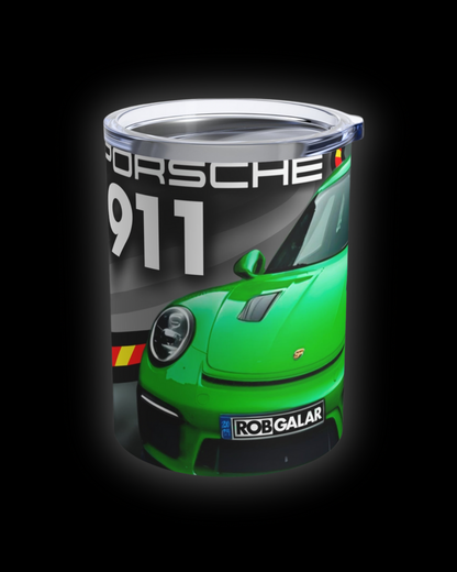 GREEN PORSCHE 911 GT3 Tumbler