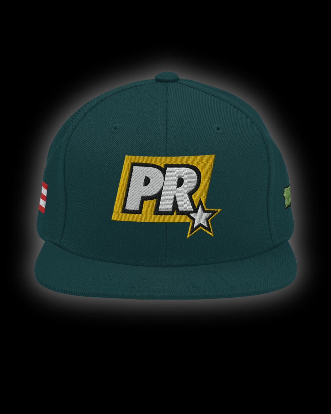 PR STAR YELLOW Snapback Hat