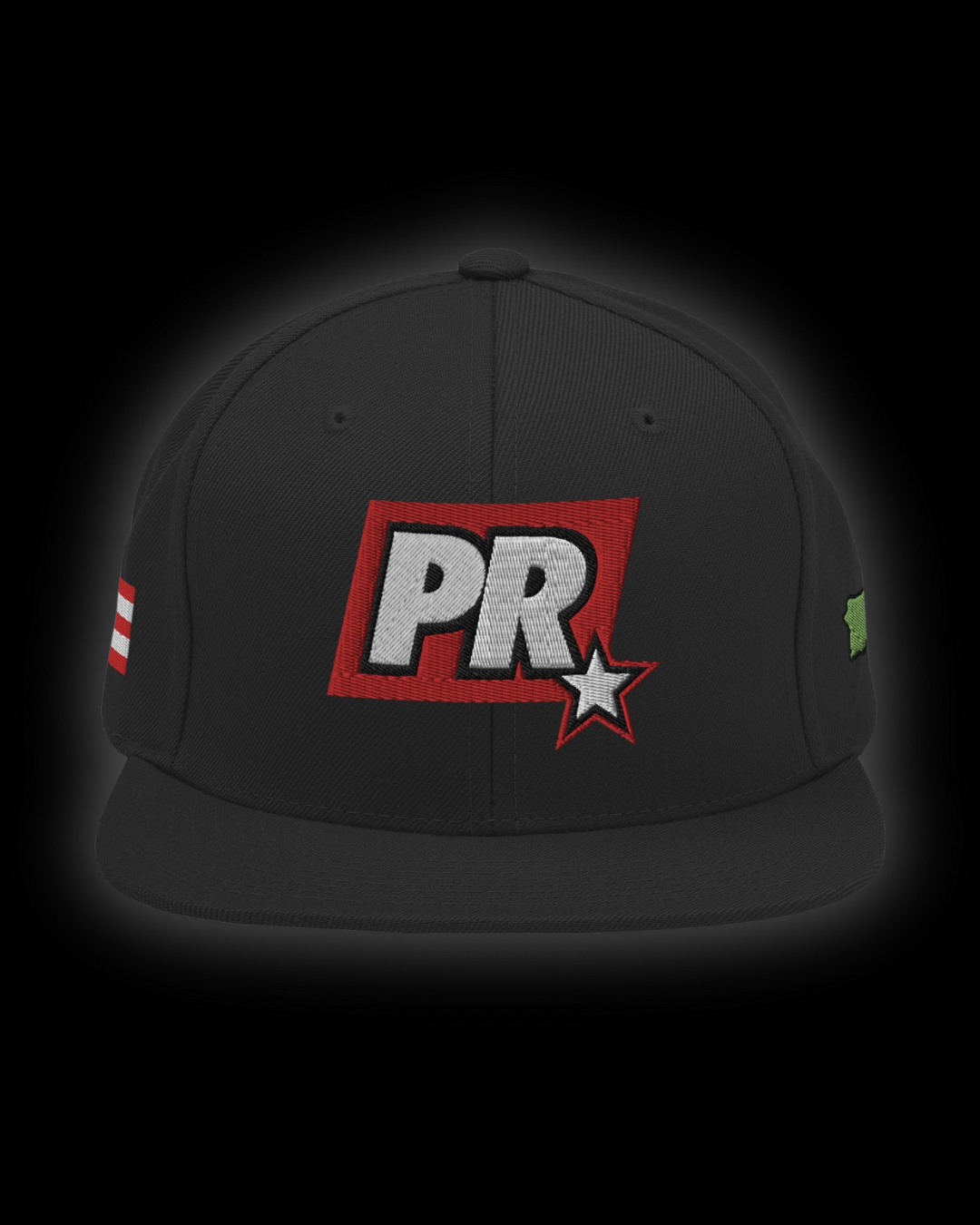 PR STAR RED Snapback Hat