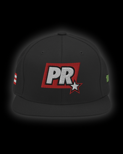 PR STAR RED Snapback Hat