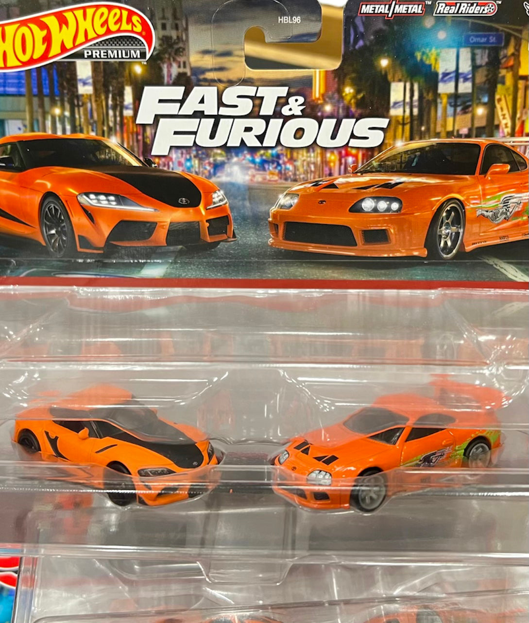 HOTWHEELS Premium SET OF
SUPRA MK4 & MK5 of FAST AND FURIOUS