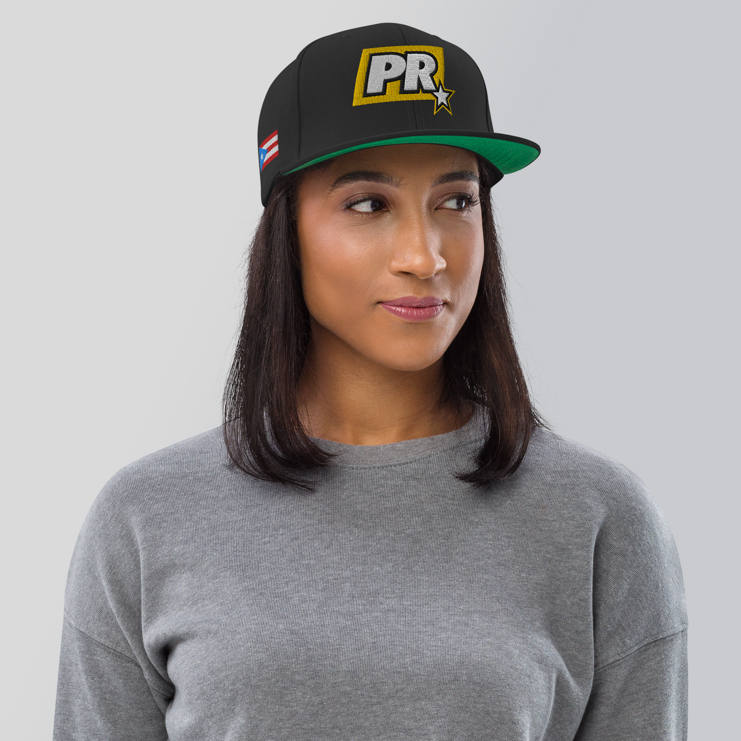 PR STAR YELLOW Snapback Hat