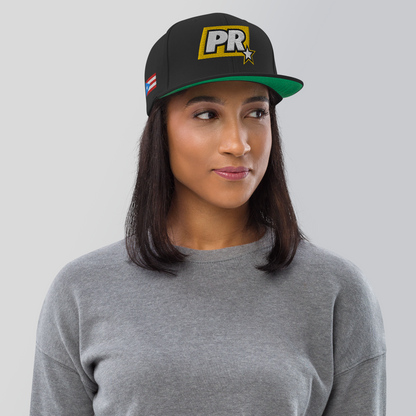 PR STAR YELLOW Snapback Hat