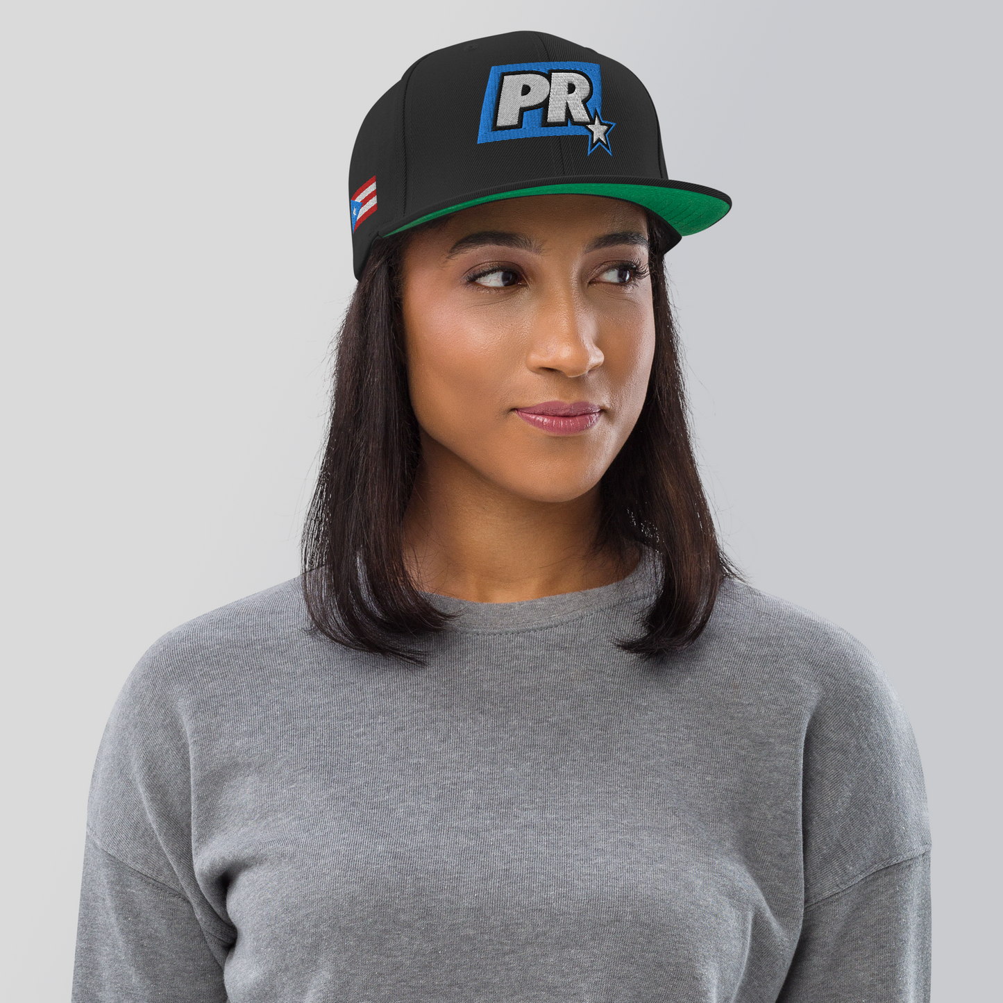 PR STAR BLUE Snapback Hat