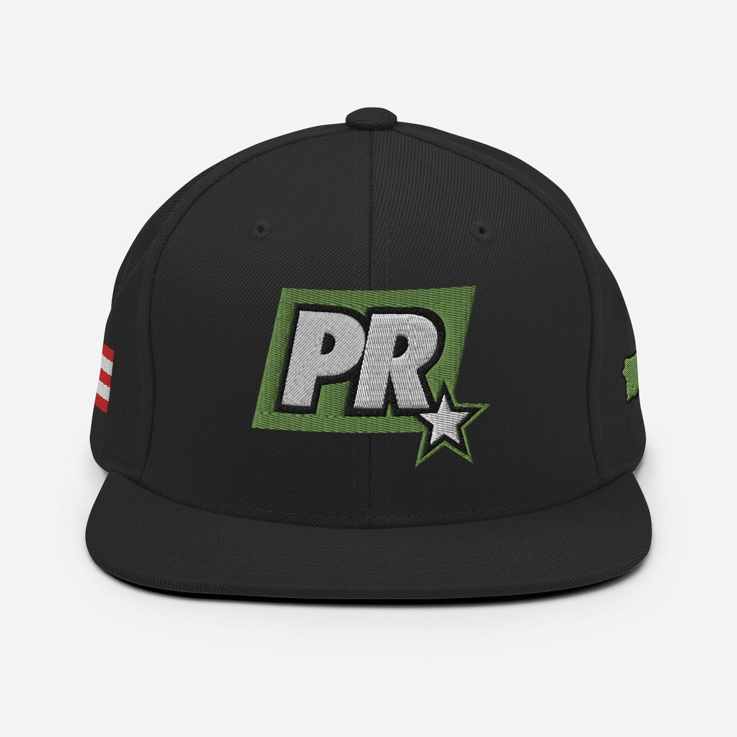 PR STAR GREEN Snapback Hat