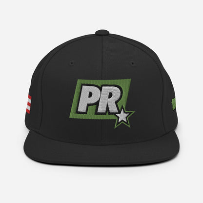 PR STAR GREEN Snapback Hat