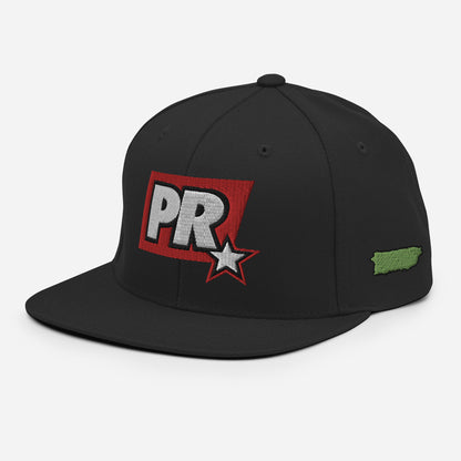 PR STAR RED Snapback Hat