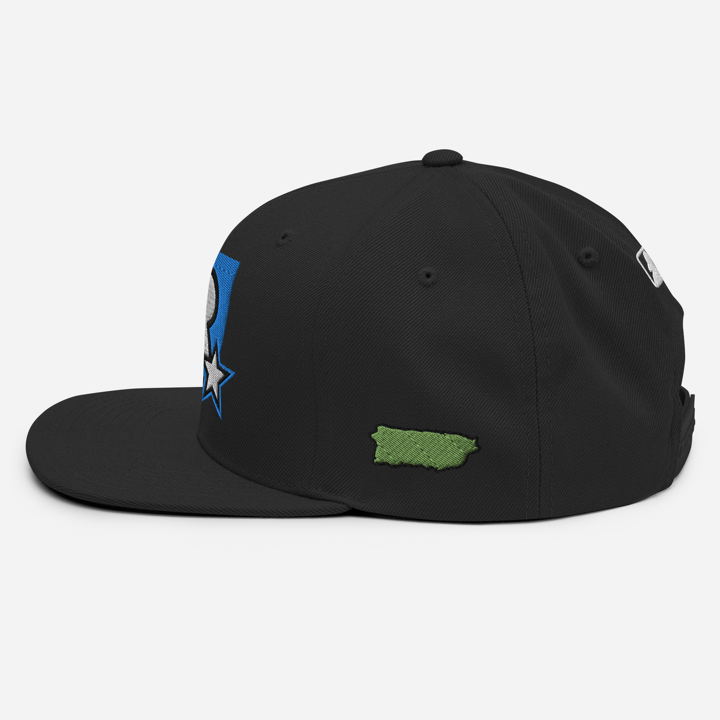 PR STAR BLUE Snapback Hat