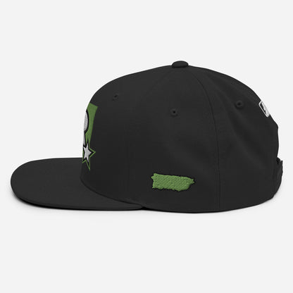 PR STAR GREEN Snapback Hat