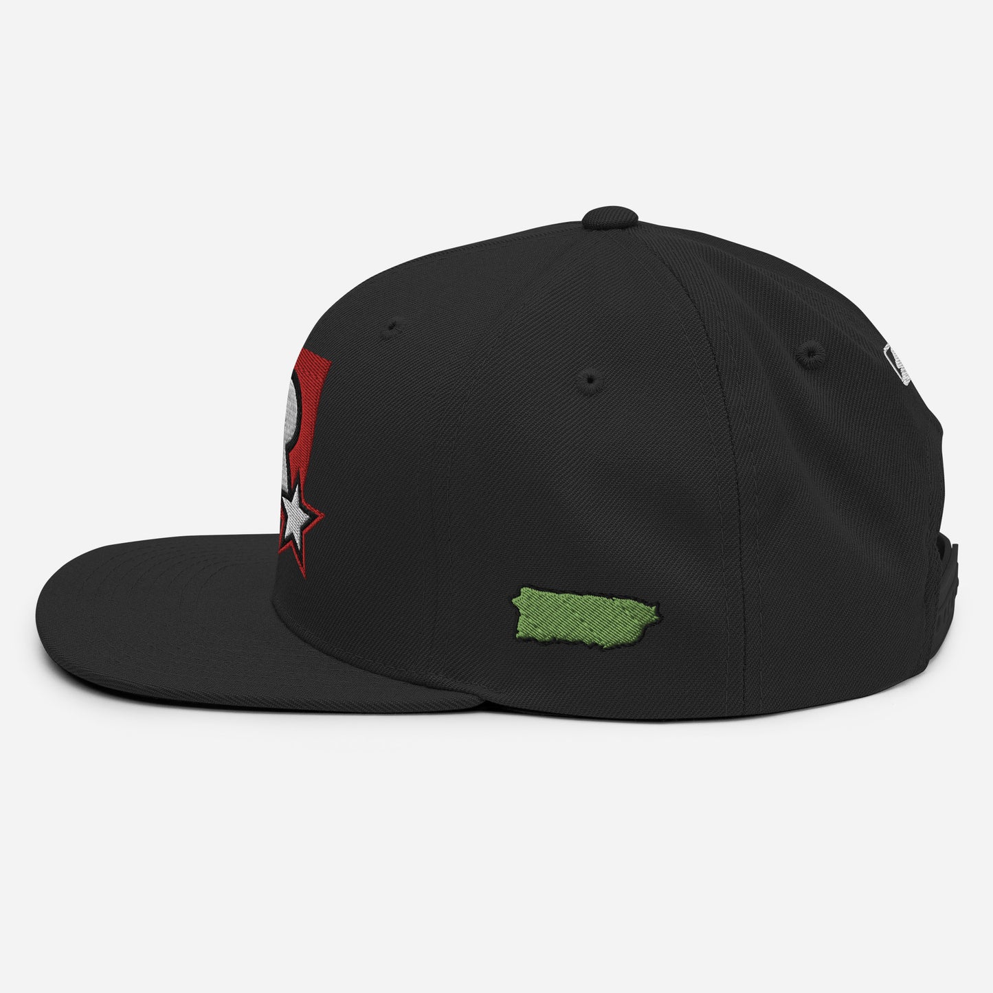 PR STAR RED Snapback Hat