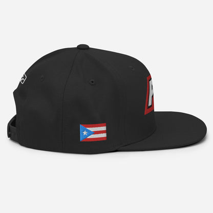 PR STAR RED Snapback Hat