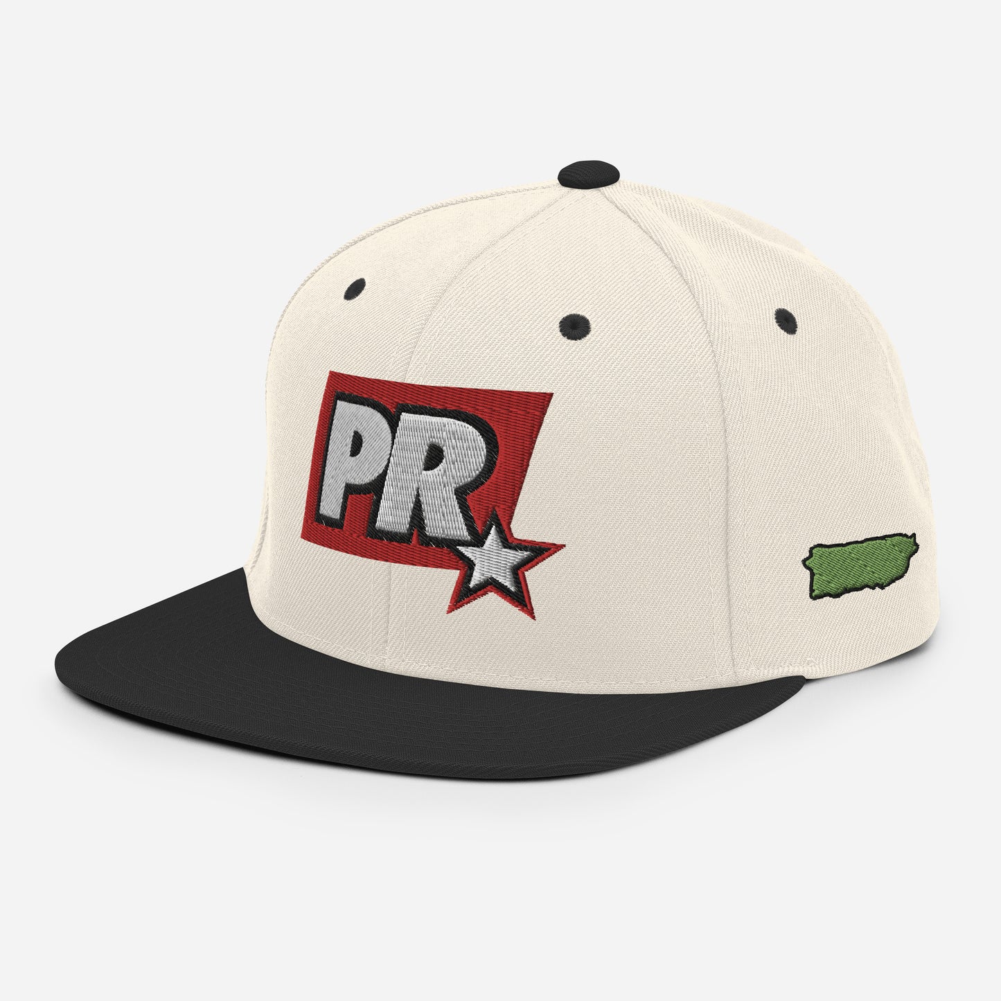 PR STAR RED Snapback Hat