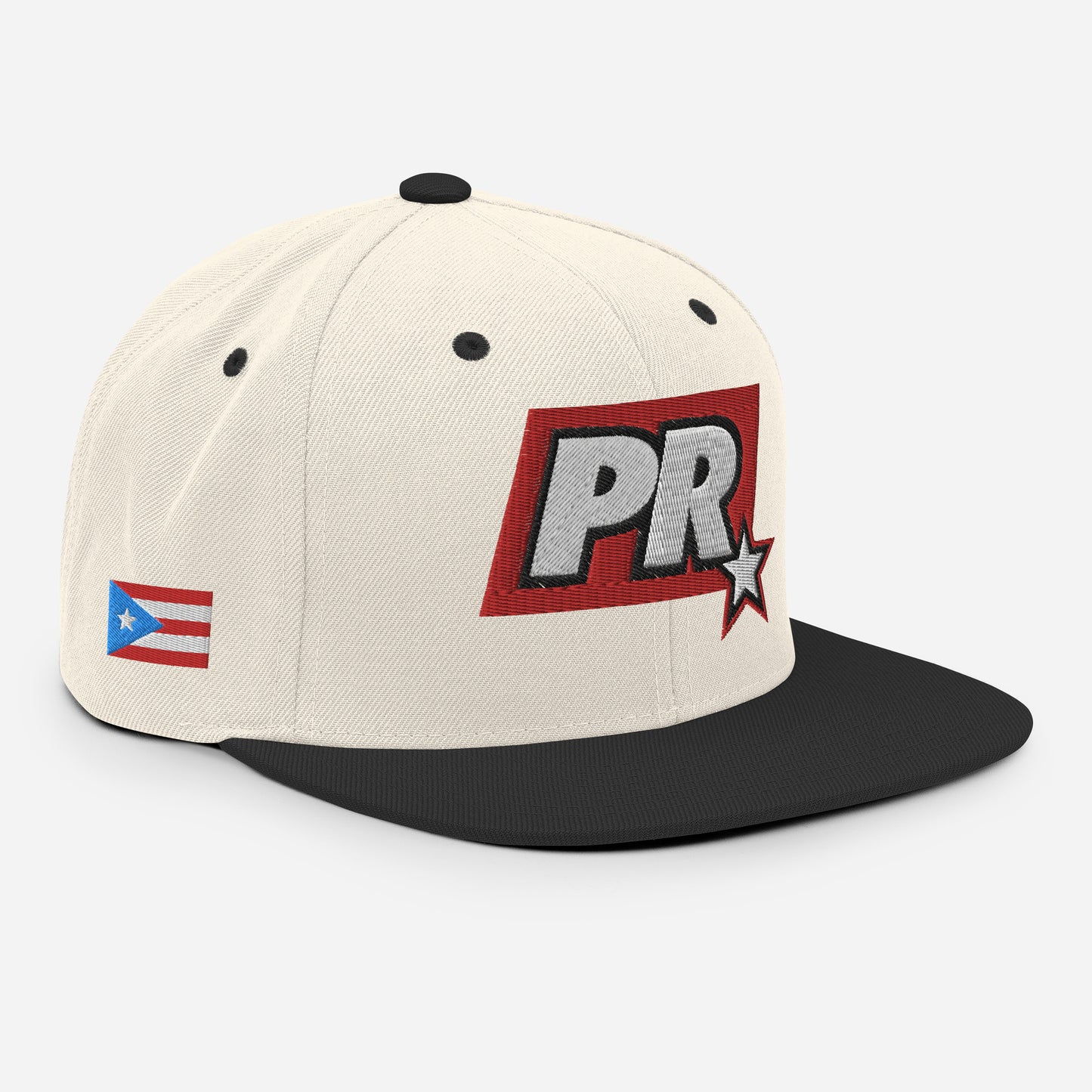 PR STAR RED Snapback Hat