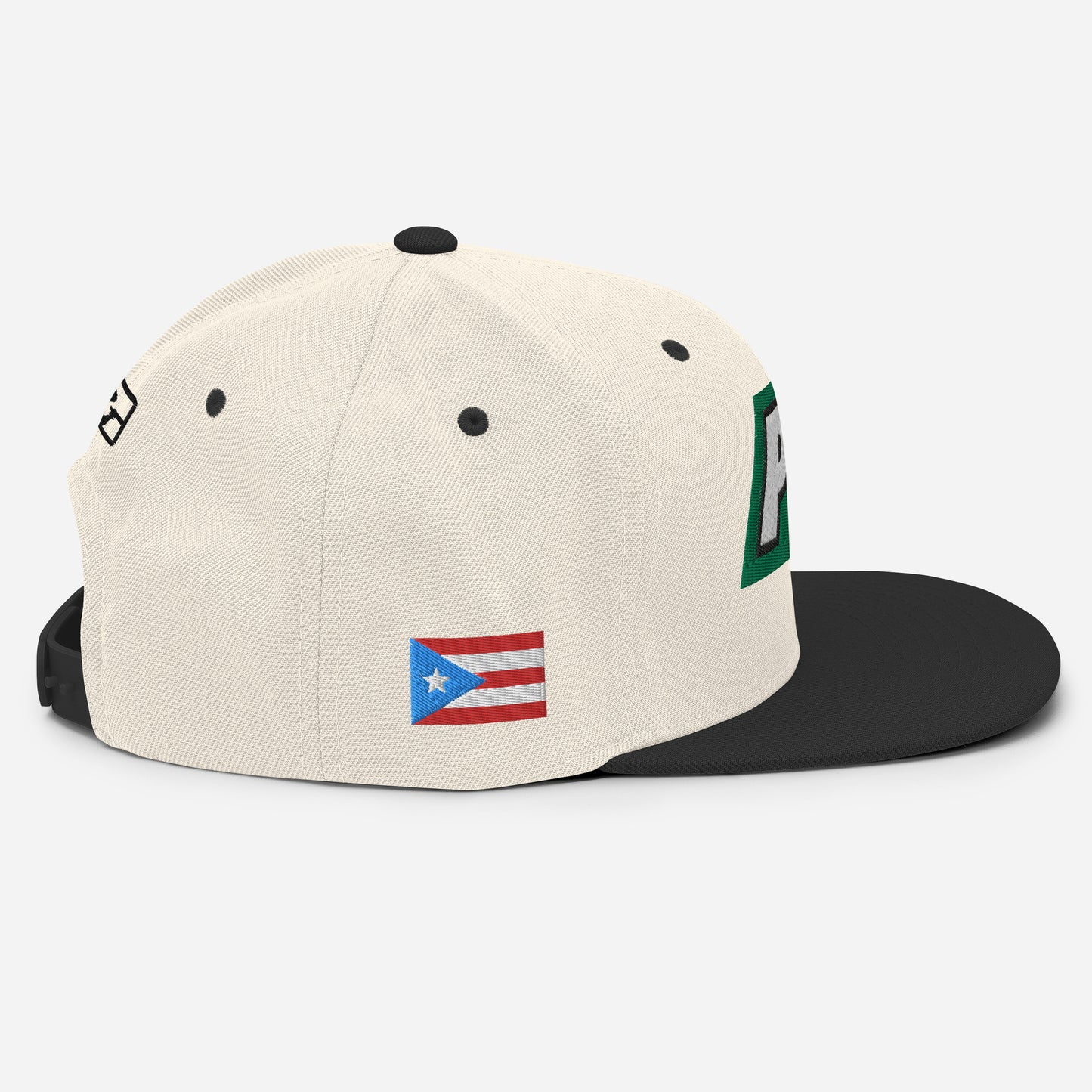 PR STAR GREEN Snapback Hat