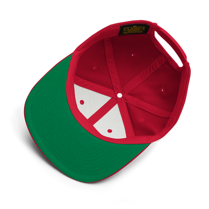 PR STAR ALL RED Snapback Hat