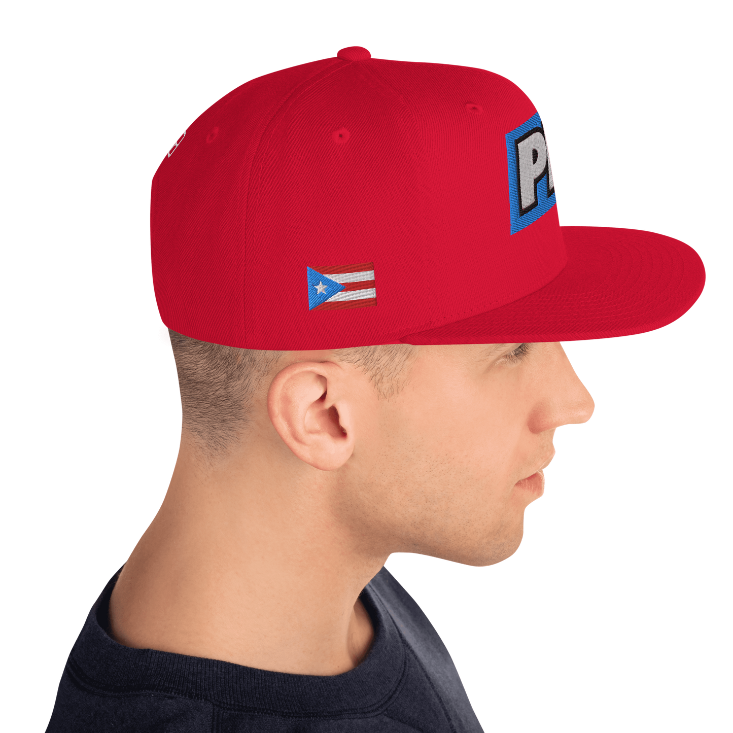 PR STAR ALL RED Snapback Hat