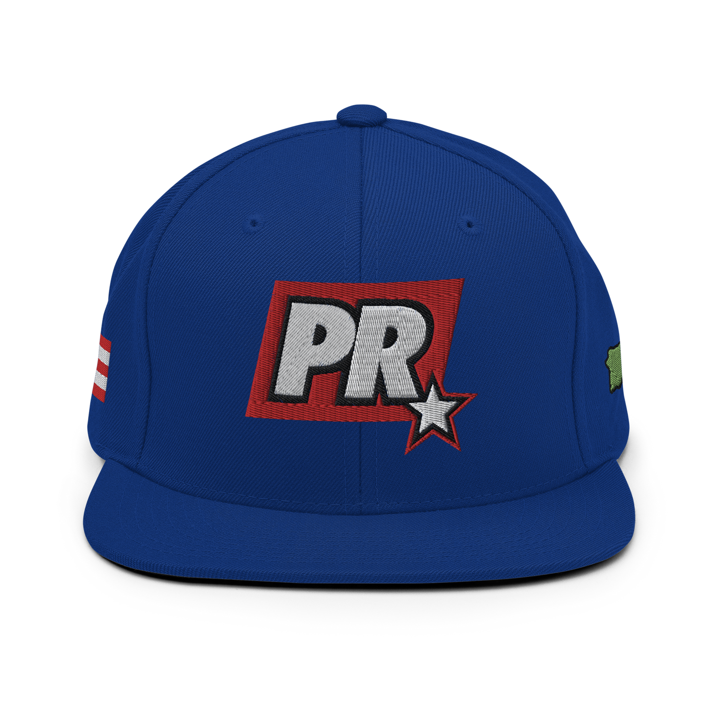 PR STAR ALL BLUE Snapback Hat