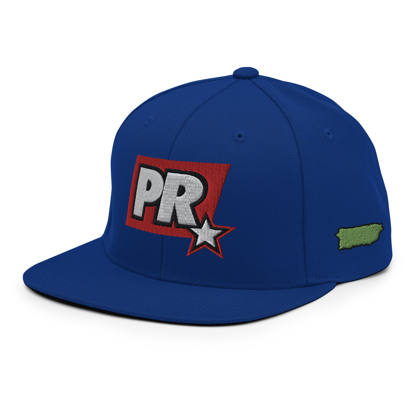 PR STAR ALL BLUE Snapback Hat