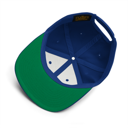 PR STAR ALL BLUE Snapback Hat