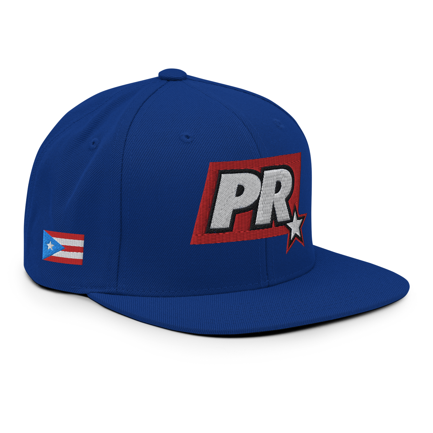 PR STAR ALL BLUE Snapback Hat