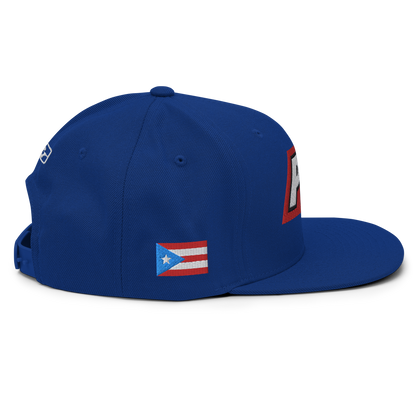 PR STAR ALL BLUE Snapback Hat