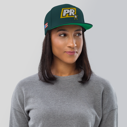 PR STAR YELLOW Snapback Hat