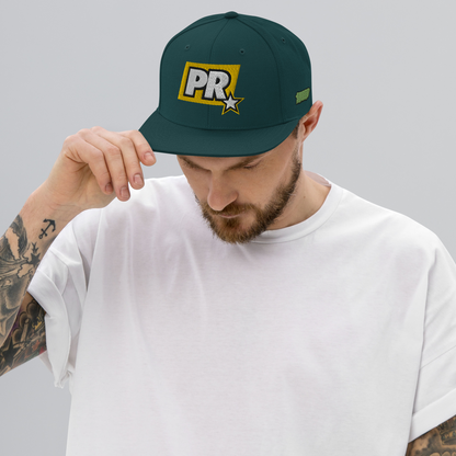 PR STAR YELLOW Snapback Hat