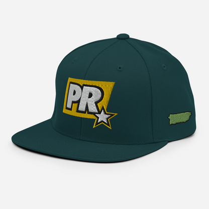 PR STAR YELLOW Snapback Hat