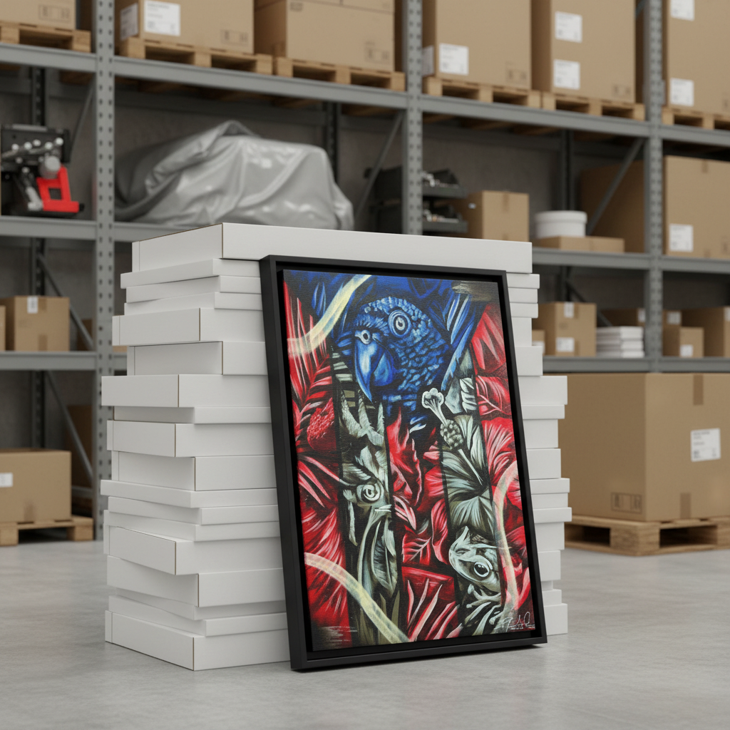 Close-up canvas