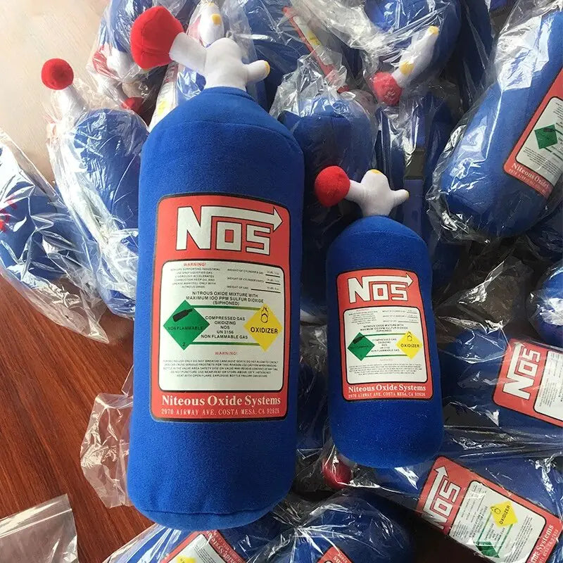 Almohada de felpa con botella de óxido nitroso NOS | GRAFFUEL